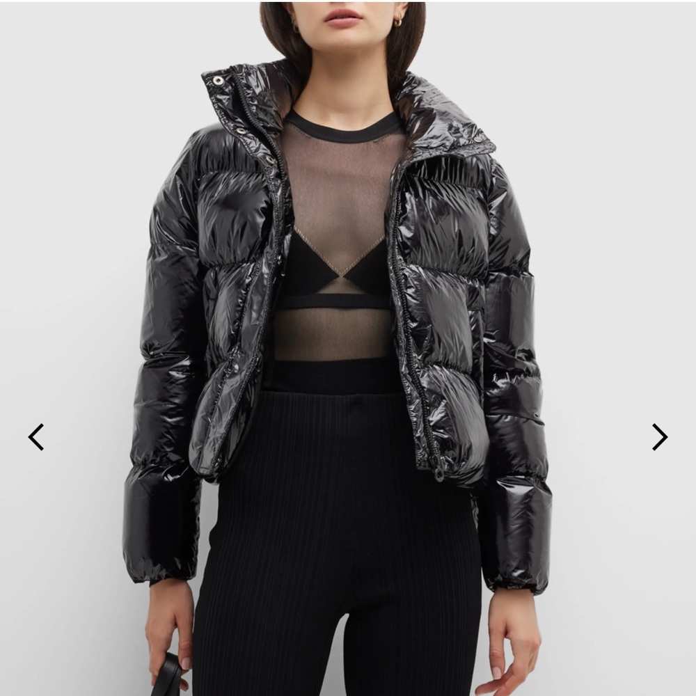 Patent leather jacket
